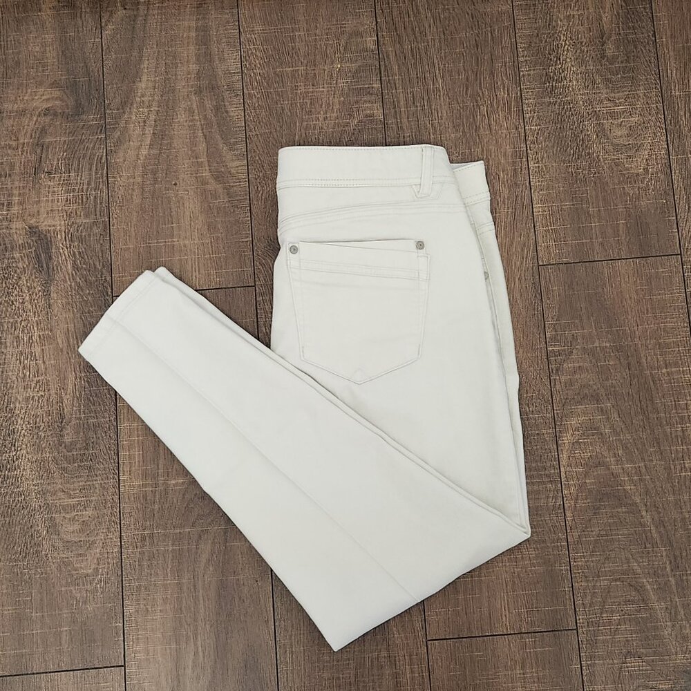 Democracy Ab Technology Jeans Size 14 Beige Skinny Khaki